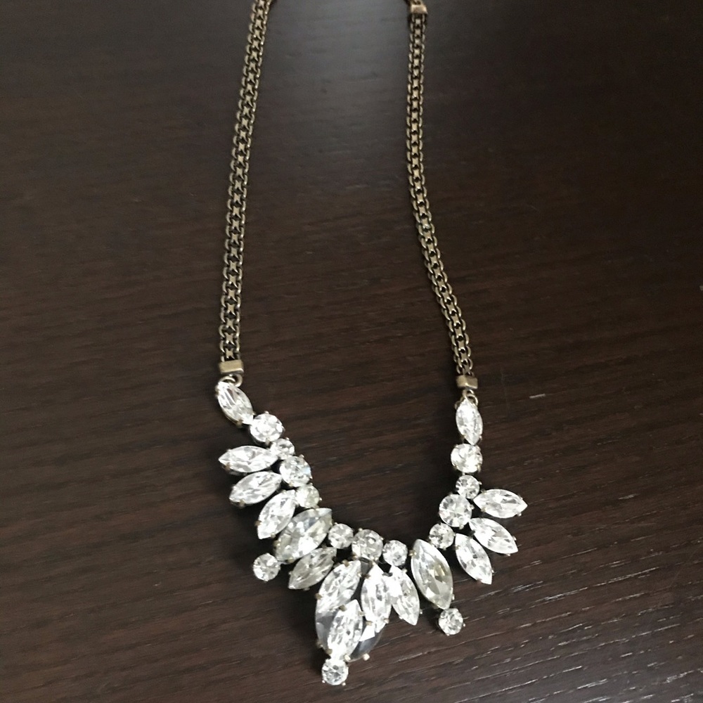 J. Crew Crystal Statement Necklace